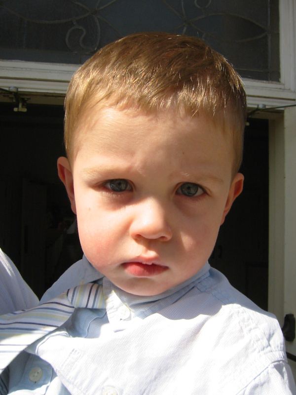 Unhappy Harrison.
