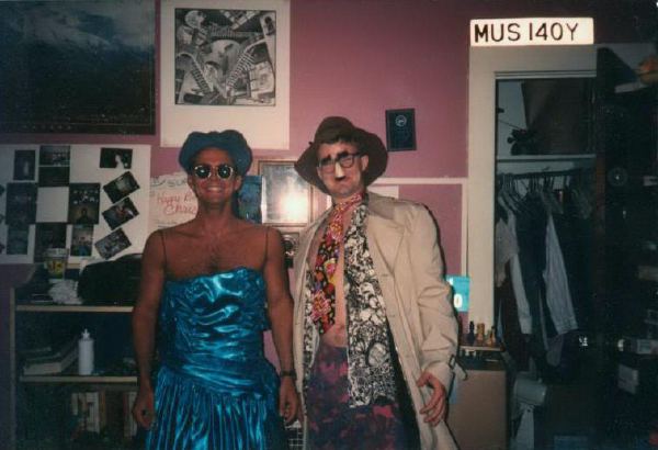 Brian and I around 1991. Don't ask....