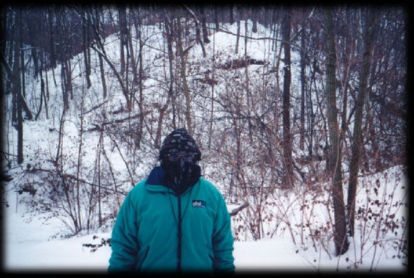 Me out hiking at below zero.